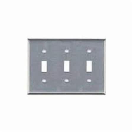 Mulberry Number of Gangs: 3 430 Stainless Steel, Satin Finish 97073